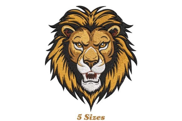 Angry Lion Face Embroidery Design Review