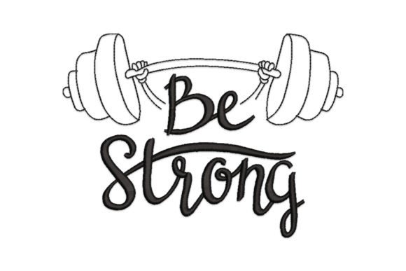 Be Strong. Motivation Quote