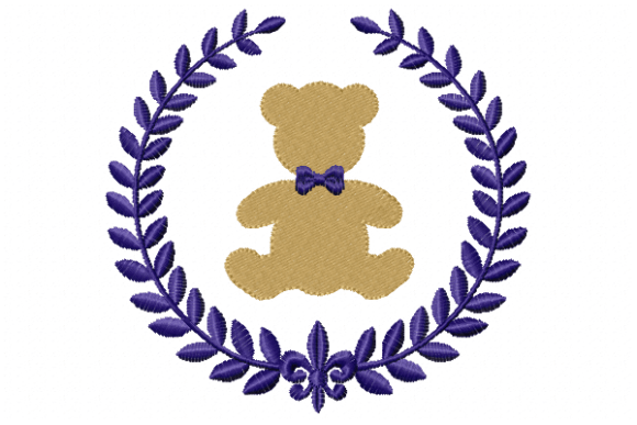 Bear in Frame 02: A Thoughtful Embroidery Design for Real Projects