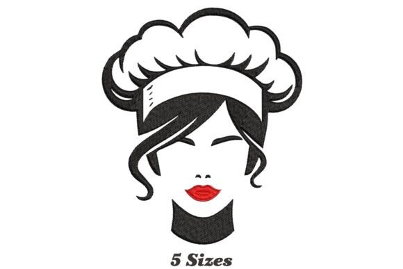 Beautiful Female Chef Face