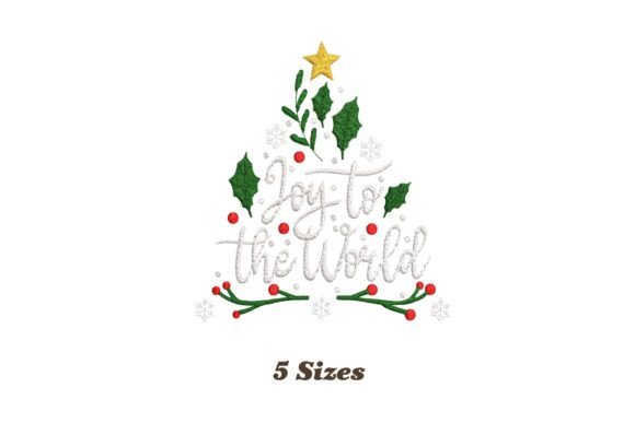Joy to the World Christmas Tree