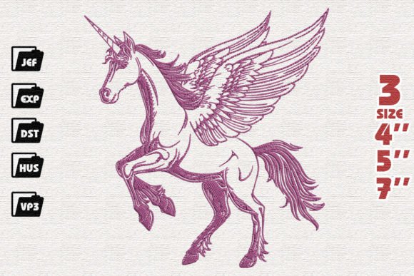 Pegasus: A Whimsical Fairy Tale Embroidery Design Review