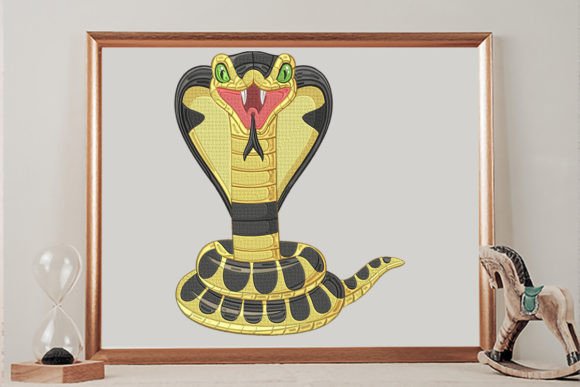 Sneaky Charm: Snake Cobra Embroidery Design Review